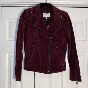 BCBGeneration Purple Suede Jacket